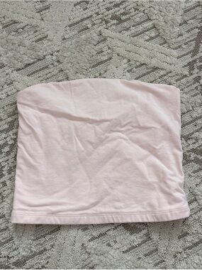 Women’s Light Pink Tube Top cropped